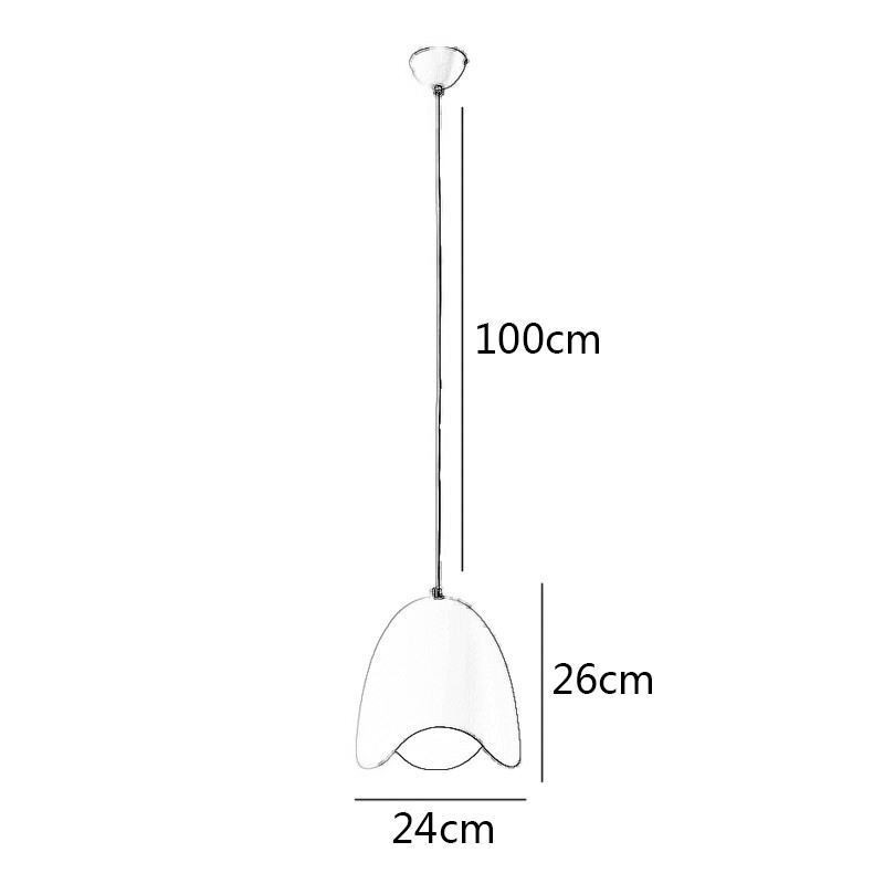 Jednohlavá závesná lampa Creative Macaron Pendant Light
