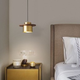 Moderné závesné svietidlo One light Mosadz závesné svietidlo
