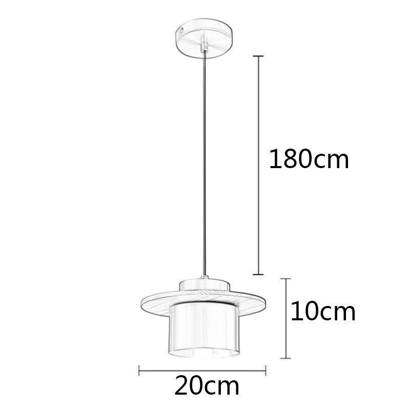 Moderné závesné svietidlo One light Mosadz závesné svietidlo