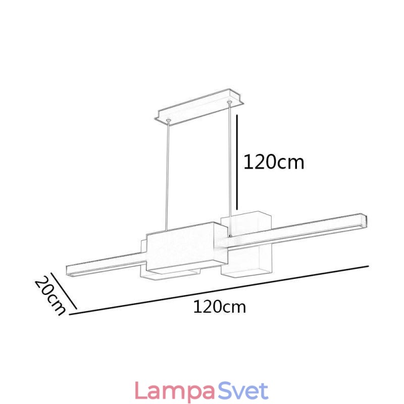 Minimalistické pásikové závesné svietidlo Moderné kreatívne závesné svietidlo