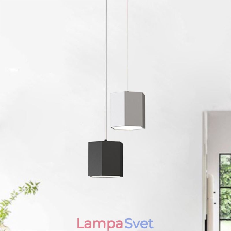 Moderné šesťhranné závesné svetlo jednoduché závesné svietidlo