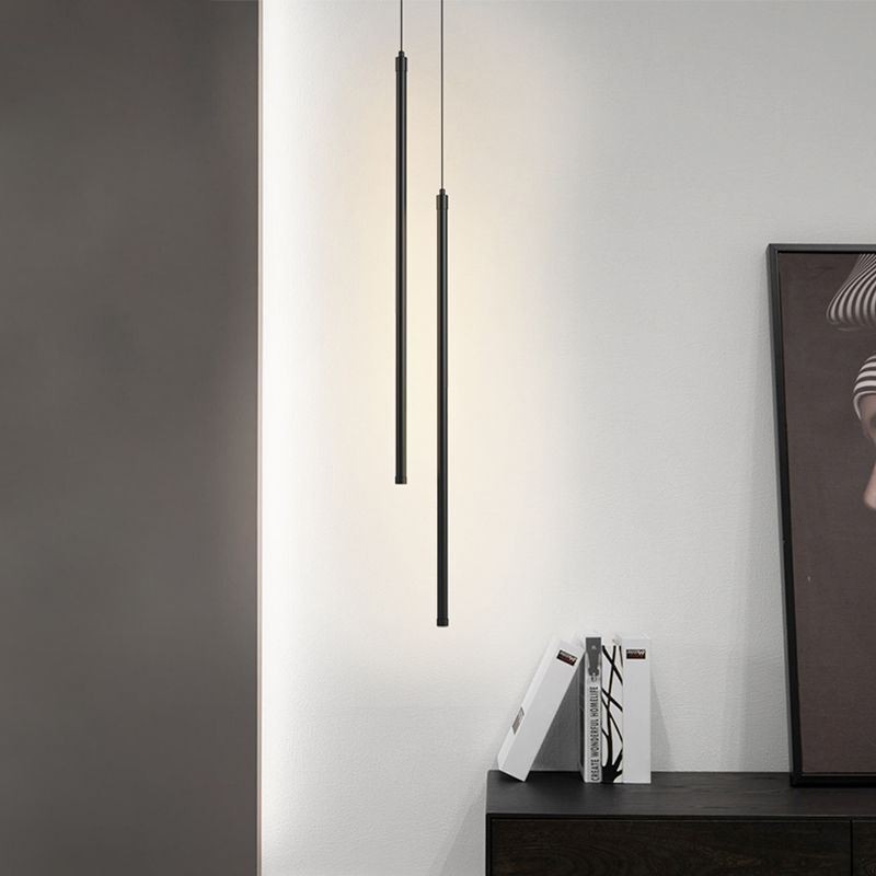 Závesné svietidlo Nordic Long Tube Závesné Lamp Island