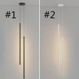 Závesné svietidlo Nordic Long Tube Závesné Lamp Island