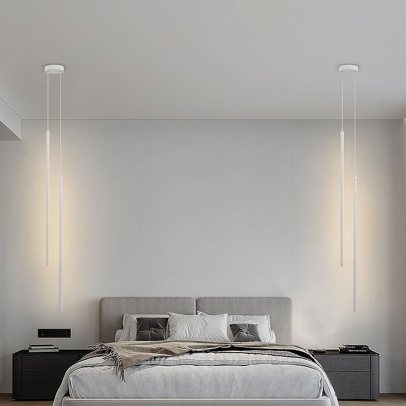 Závesné svietidlo Nordic Long Tube Závesné Lamp Island