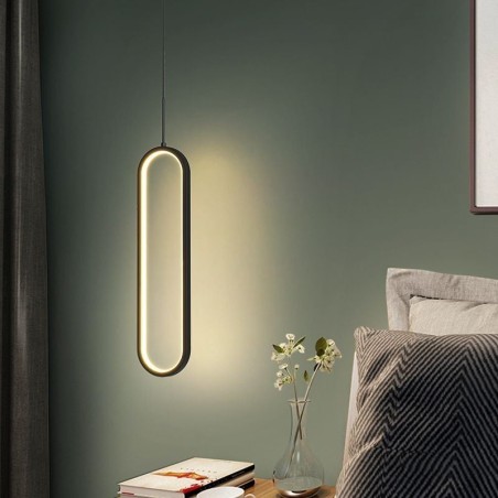 Moderné závesné svietidlo Minimalistické oválne závesné svietidlo Moderné závesné svietidlo Minimalistické oválne závesné svietidlo