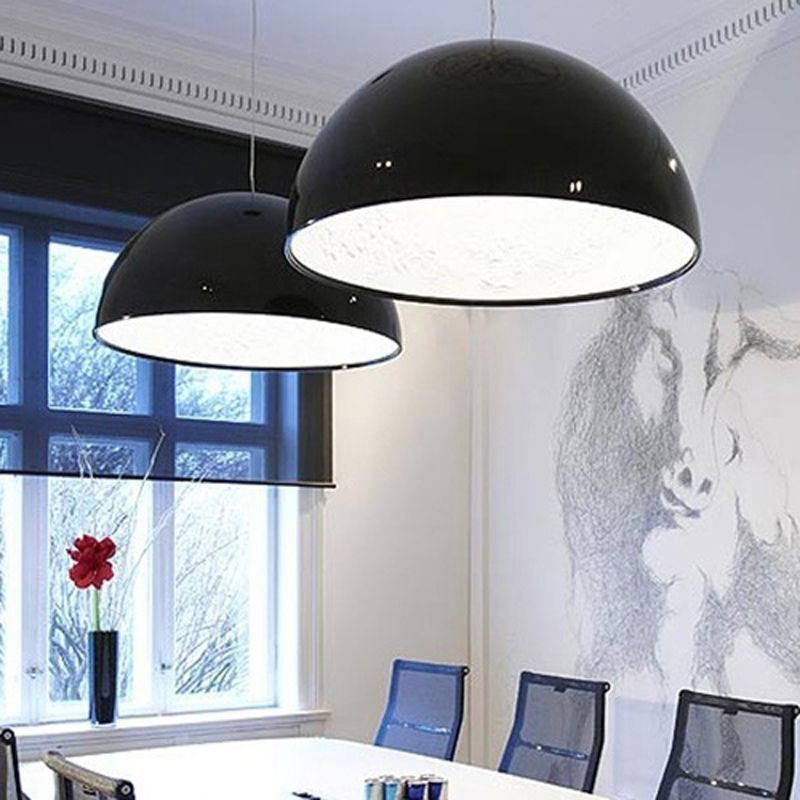 Polkruhové závesné lampy Nordic Minimalist Závesné svetlo Cafe
