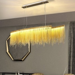 Moderné závesné svetlo Creative Strapce závesná lampa Cafe