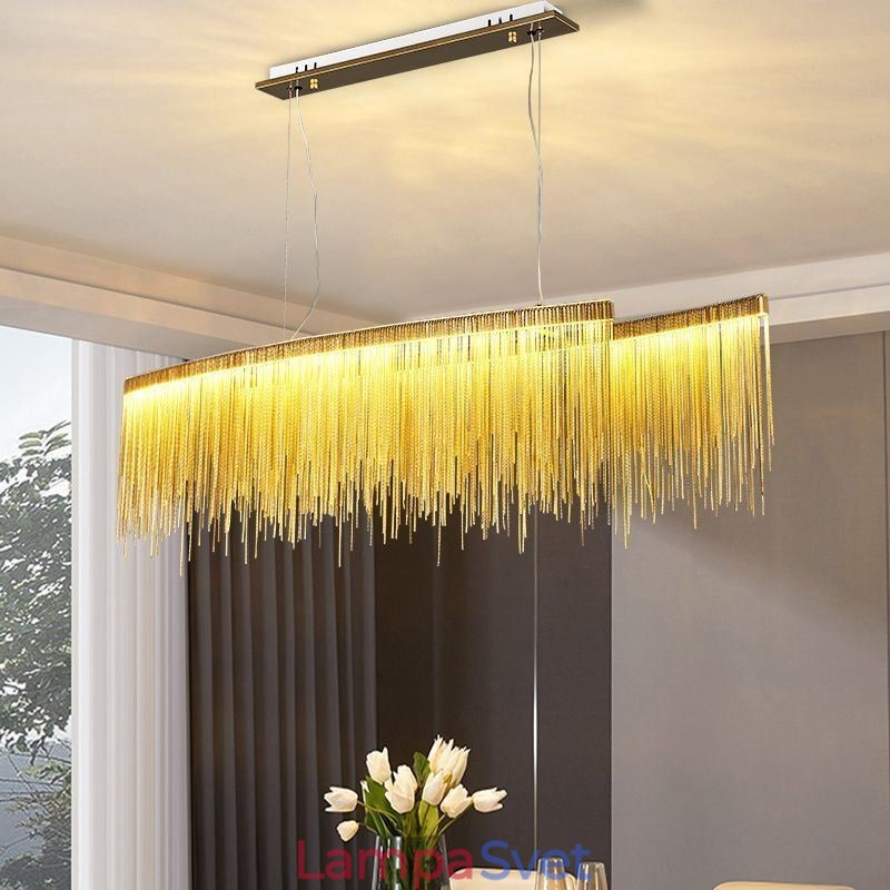 Moderné závesné svetlo Creative Strapce závesná lampa Cafe