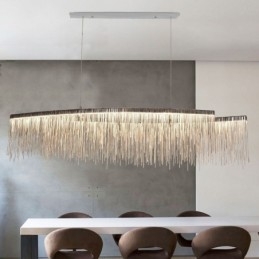 Moderné závesné svetlo Creative Strapce závesná lampa Cafe