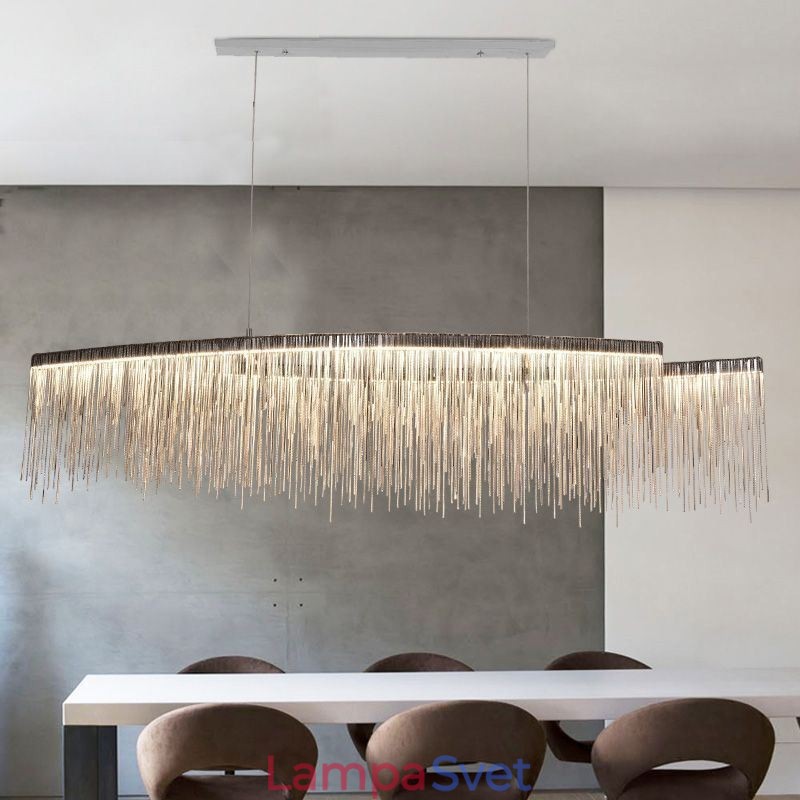 Moderné závesné svetlo Creative Strapce závesná lampa Cafe