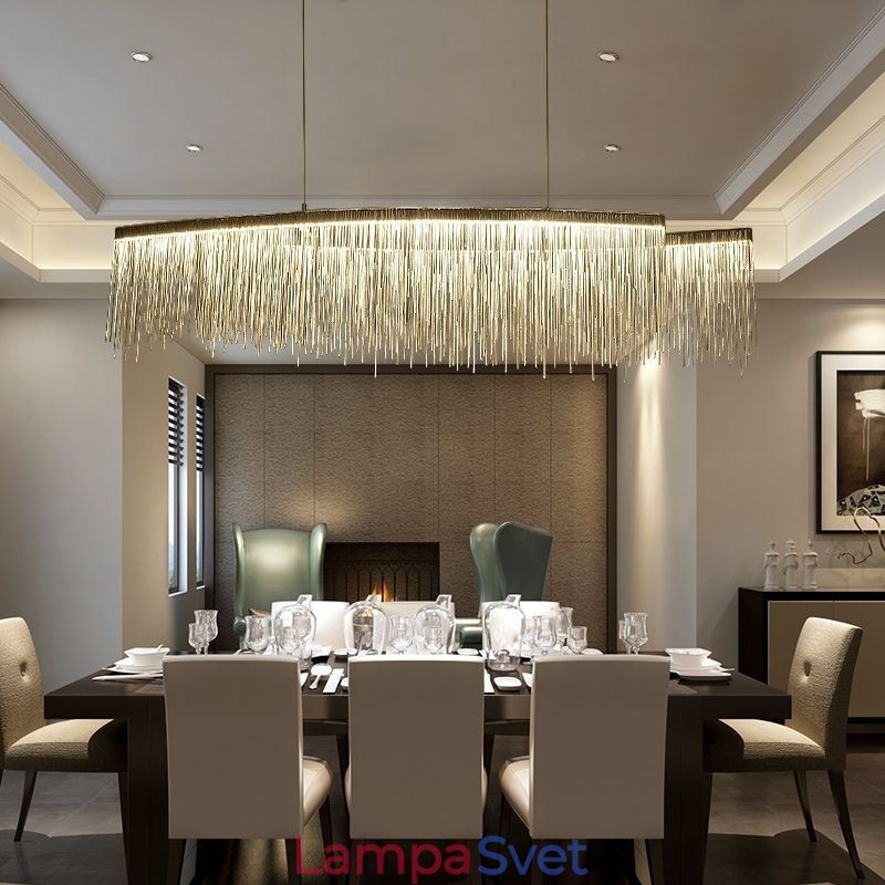 Moderné závesné svetlo Creative Strapce závesná lampa Cafe