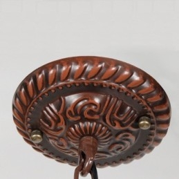 Závesné svietidlo z farebného skla