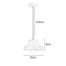 Japonský drevený prívesok svetlo klobúk závesné svetlo