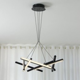 Postmoderný luster Nordic Tree Branch Závesná lampa