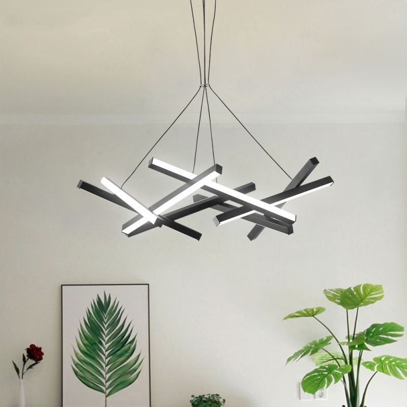 Postmoderný luster Nordic Tree Branch Závesná lampa