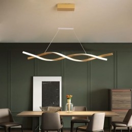 Moderné závesné svietidlo Twist Design závesná lampa Jedáleň