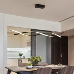 Moderné závesné svietidlo Twist Design závesná lampa Jedáleň