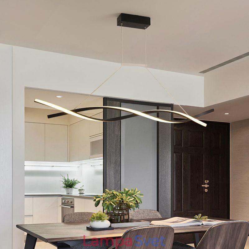Moderné závesné svietidlo Twist Design závesná lampa Jedáleň