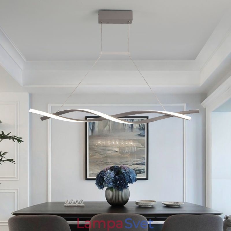 Moderné závesné svietidlo Twist Design závesná lampa Jedáleň