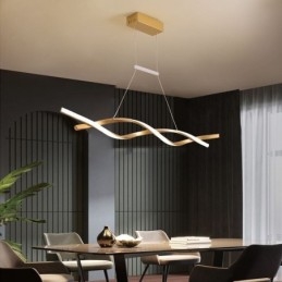 Moderné závesné svietidlo Twist Design závesná lampa Jedáleň