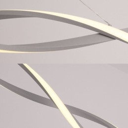 Moderné závesné svietidlo Twist Design závesná lampa Jedáleň