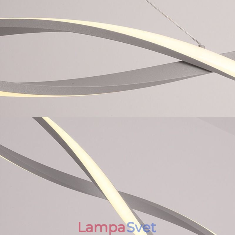 Moderné závesné svietidlo Twist Design závesná lampa Jedáleň