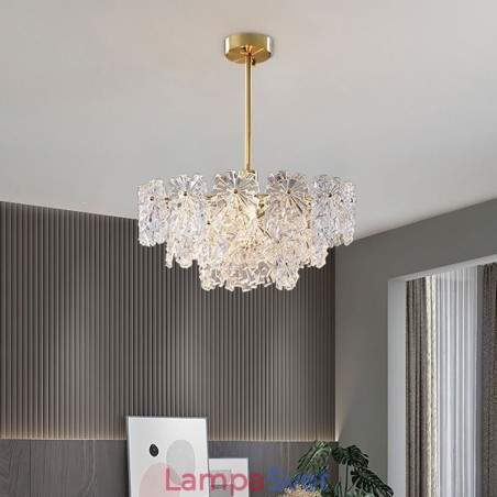 Luxusné závesné svetlo Home Dekor Sklenený luster Living Luxusné závesné svetlo Home Dekor Sklenený luster Living