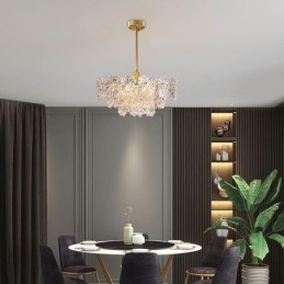 Luxusné závesné svetlo Home Dekor Sklenený luster Living