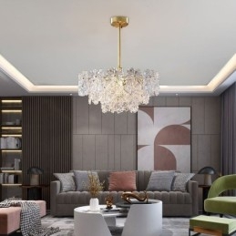 Luxusné závesné svetlo Home Dekor Sklenený luster Living