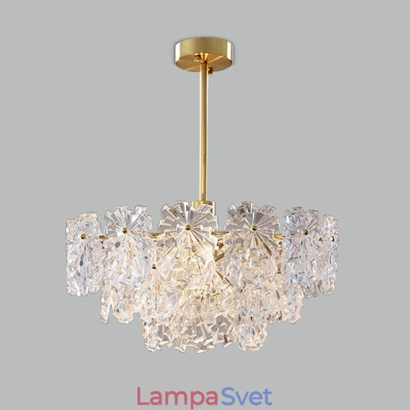 Luxusné závesné svetlo Home Dekor Sklenený luster Living