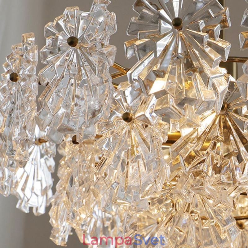 Luxusné závesné svetlo Home Dekor Sklenený luster Living