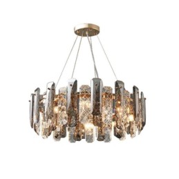 Európske sklenené závesné svetlo Luxusná závesná lampa
