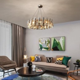 Európske sklenené závesné svetlo Luxusná závesná lampa