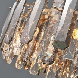 Európske sklenené závesné svetlo Luxusná závesná lampa