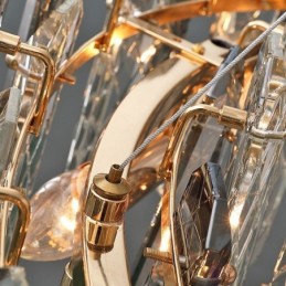 Európske sklenené závesné svetlo Luxusná závesná lampa