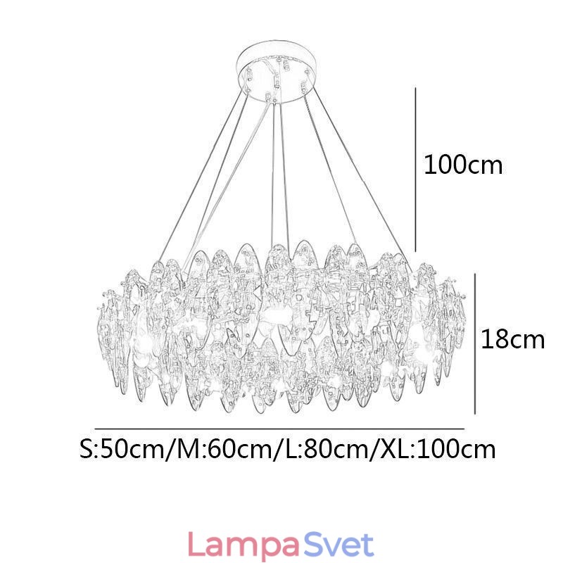 Postmoderné luxusné závesné svietidlo Moderné minimalistické závesné svietidlo