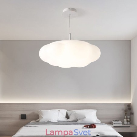 Kreatívna závesná lampa Závesné svetlo s bielym obláčikom Kreatívna závesná lampa Závesné svetlo s bielym obláčikom