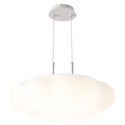 Kreatívna závesná lampa Závesné svetlo s bielym obláčikom