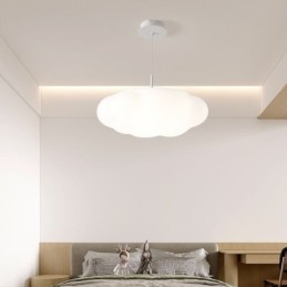 Kreatívna závesná lampa Závesné svetlo s bielym obláčikom