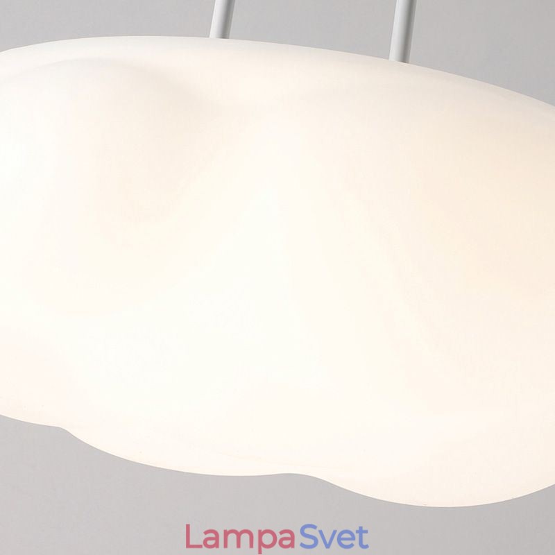 Kreatívna závesná lampa Závesné svetlo s bielym obláčikom