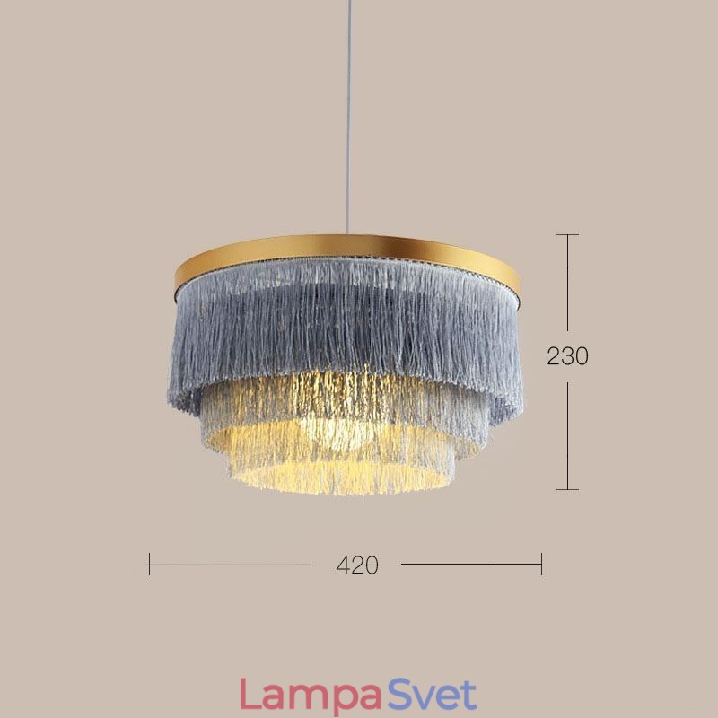 Severské dekoratívne závesné svetlo Hrejivý romantický strapcový luster Kreatívna závesná lampa