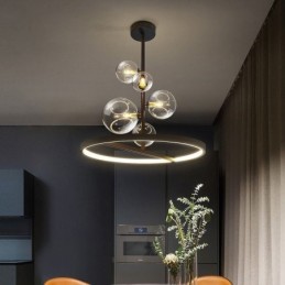 Moderné závesné svietidlá Luster Sklenená bublina Závesné svetlo