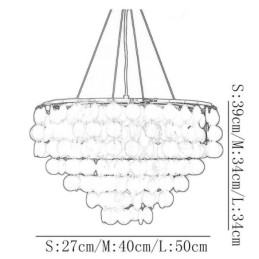 Závesný okrúhly vrstvený luster Capiz Shell Light Natural