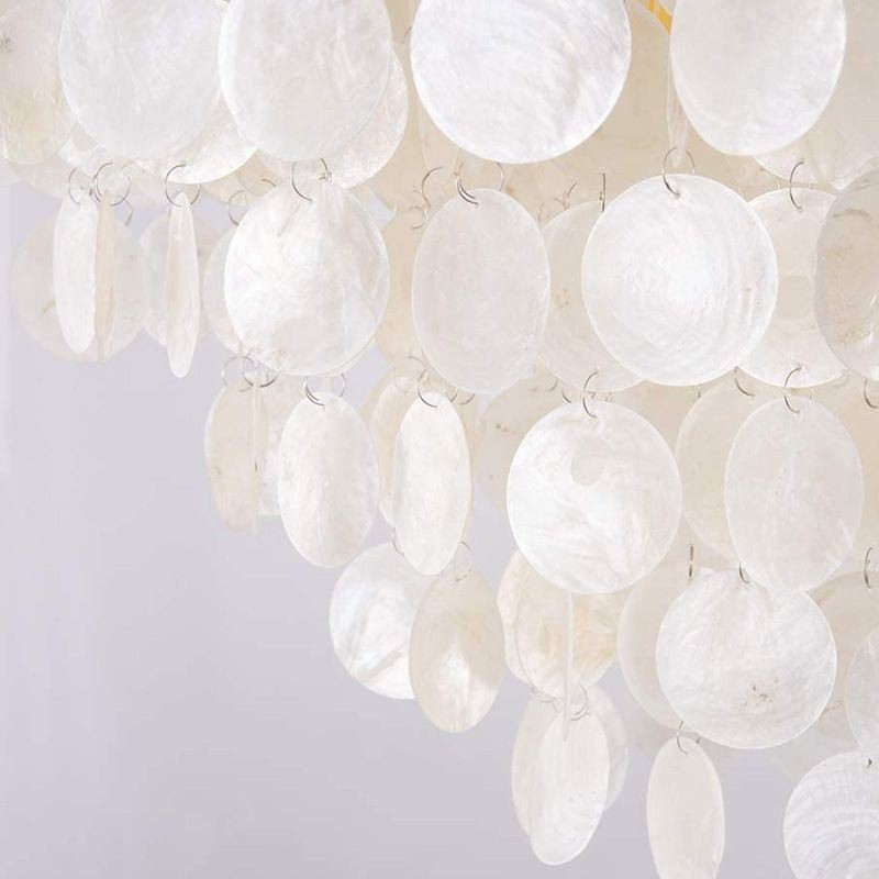 Závesné svietidlo European Seashell Súčasné závesné svietidlo