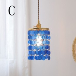 Moderný klasický luster Biele tienidlo Závesné svietidlo Stropné svietidlo