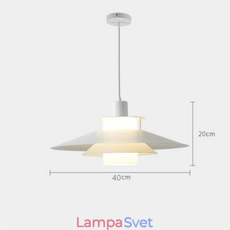Severské hliníkové závesné svietidlo Moderné minimalistické stropné osvetlenie