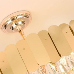 Moderné závesné svietidlo Crystal okrúhle závesné stropné svietidlo