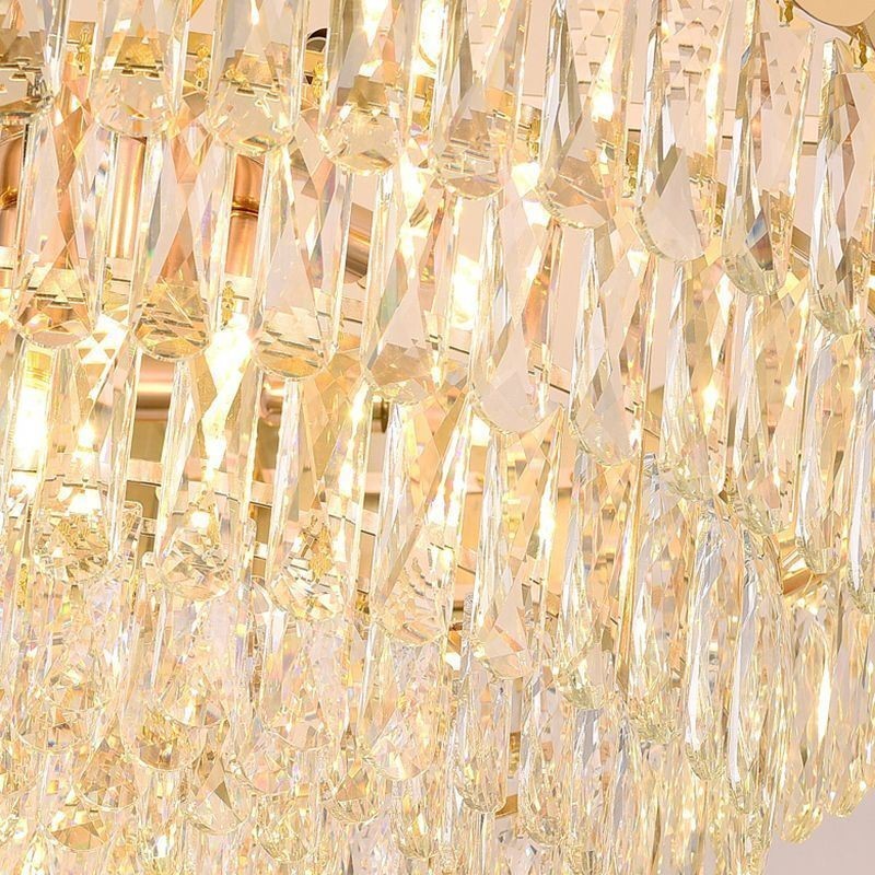 Moderné závesné svietidlo Crystal okrúhle závesné stropné svietidlo