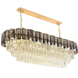 Luxusné oválne závesné svietidlo K9 Crystal Pendant Light