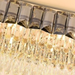 Luxusné oválne závesné svietidlo K9 Crystal Pendant Light